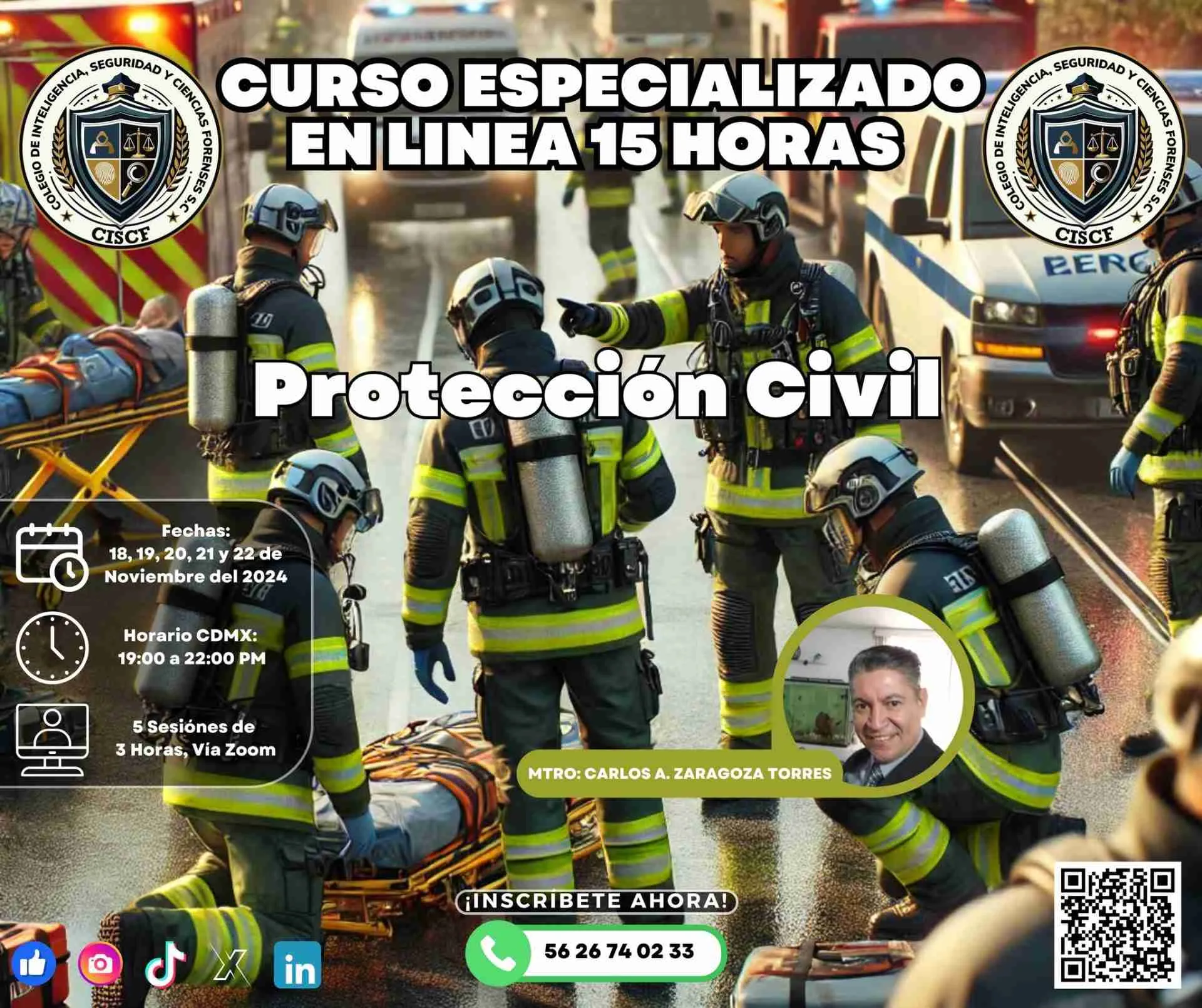 Curso Especializado de Protección Civil (15 Horas) – 1ª Generación