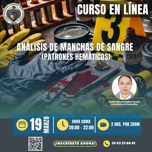 Análisis de Manchas de Sangre (Patrones Hemáticos).