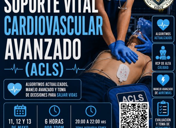 Curso Especializado Soporte Vital Cardiovascular Avanzado (ACLS) 6Hrs 1ª Generación
