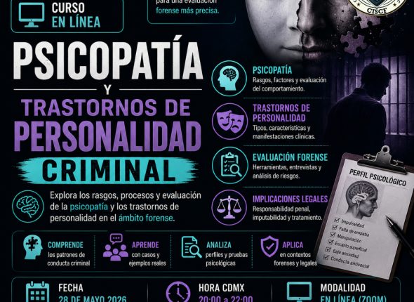Psicopatía y trastornos de personalidad criminal