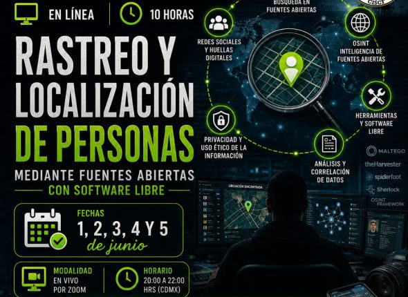 Rastreo y Localización de Personas Mediante Fuentes Abiertas con Software Libre-16ªG 10Hr