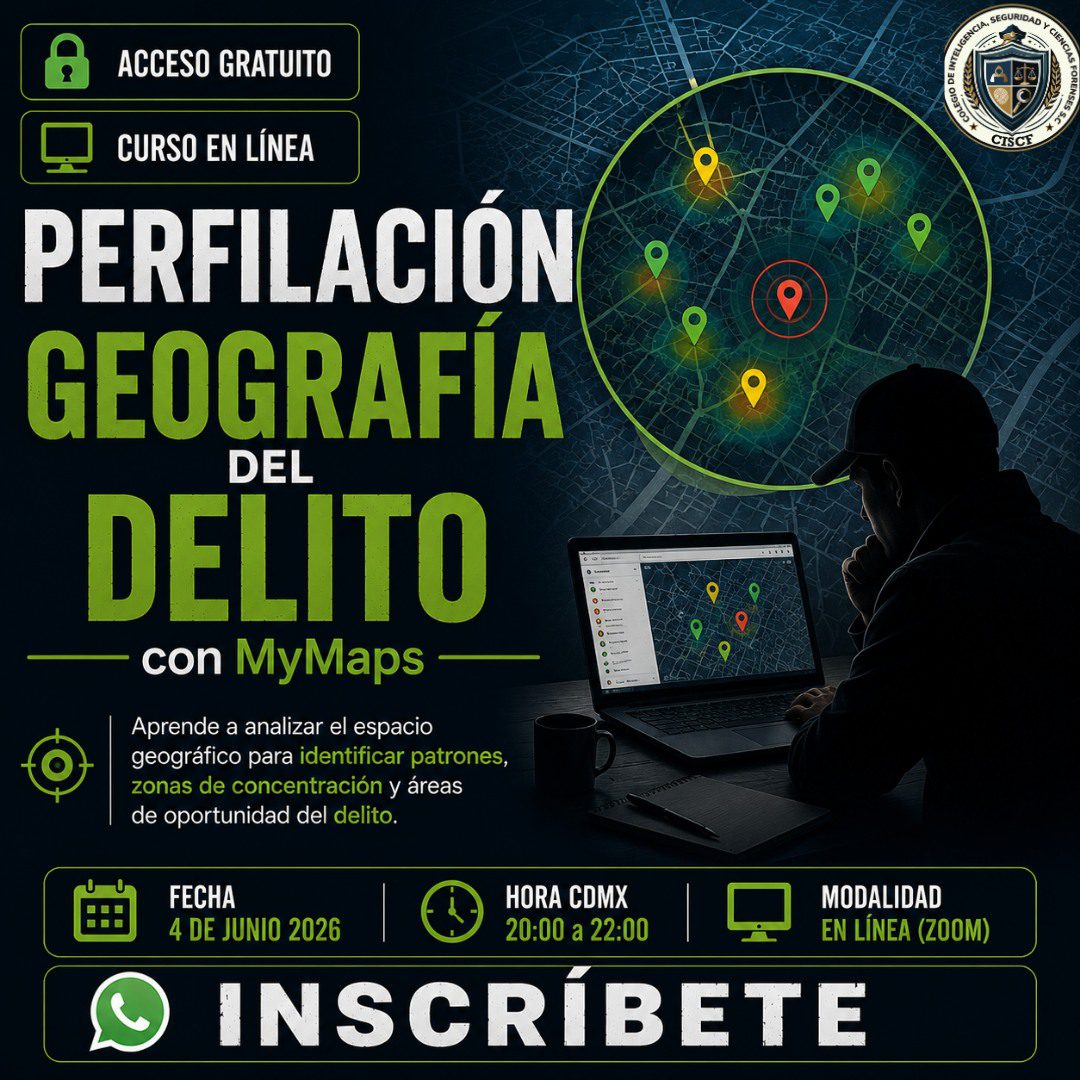 Perfilación Geografía del Delito con MyMaps