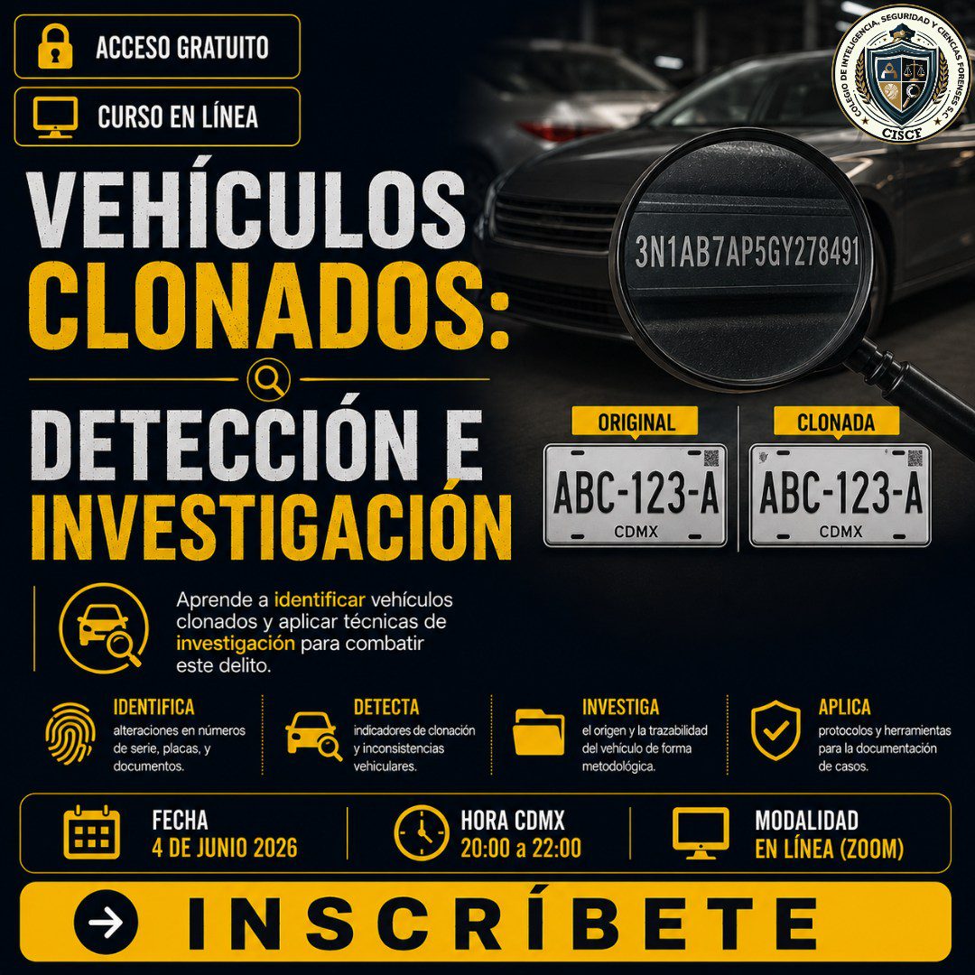 Vehículos Clonados: Detección e Investigación